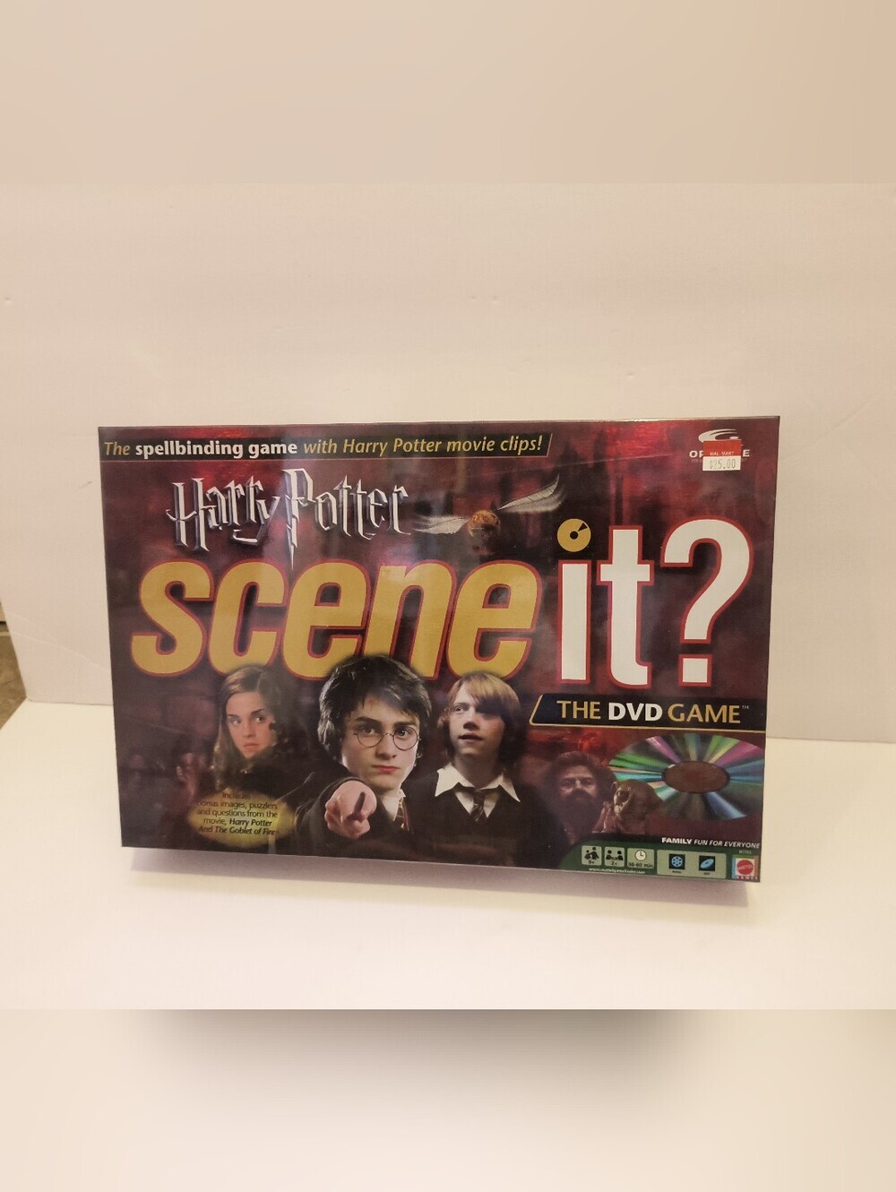 Harry Potter Scene It? The DVD Game Mattel 2005 Vintage Board Game New Sealed